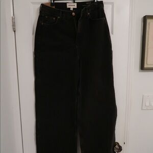 Black mid rise slouch wide leg jeans. Boden.Made in Turkey. Brand new never worn
